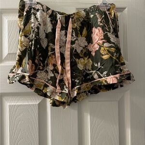 Floral Print Pajama Shorts